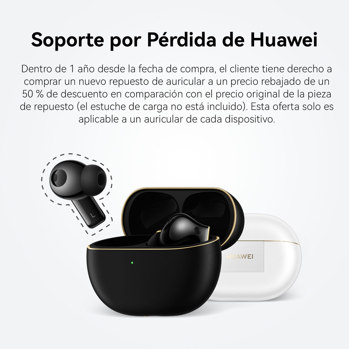 HUAWEI FreeBuds Pro 4 Auriculares Inalambricos, Auriculares Bluetooth Sonora Sin Pérdidas, Llamadas Estables, ANC Dinámica, Diseño de Cuerdas Plateadas, hasta 33 Horas, iOS & Android,Negro