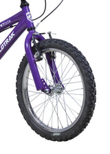 Wildtrak - Bicicleta 18 pulgadas para niños 6-8 años con frenos ajustables - Morada