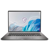 MSI Creator Z17 HX Studio A14VFT-276XES -Ordenador portátil 17" QHD+, (Intel Core i7 14700HX, RAM 32GB, 1TB SSD, FreeDos) Lunar Gray - Teclado QWERTY español