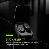 Shure MoveMic Receiver - Receptor de cámara montable para zapatas fría para micrófonos MoveMic Lavalier, compatible con la mayoría de las cámaras DSLR y computadoras (MV-R-Z6)
