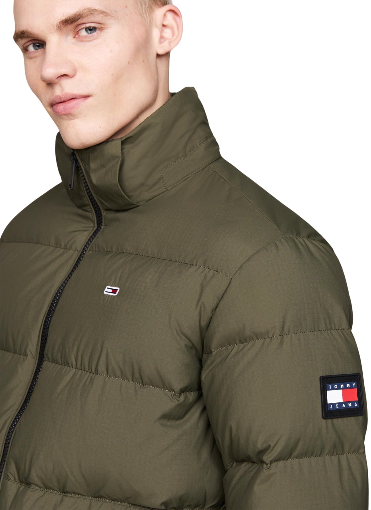 Tommy Jeans Tjm Essential Down Jacket Ext Dm0dm19786 Chaqueta, Verde (Fatigue Green), XXL para Hombre