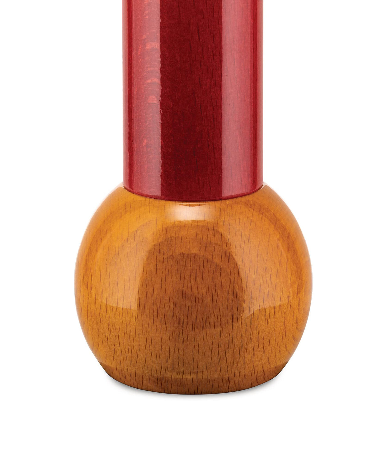 Alessi MP0210 - Molinillo de Sal, Pimienta et Especias de Design, en Madera de Haya, Negro, Amarillo y Rojo