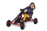 ROLLY TOYS Tretfahrzeuge Ferbedo Go AR 8R (Kart en Negro/Rojo con Volante de Sonido y neumáticos Desde Aprox. 5-11 años) 112012, Color, groß