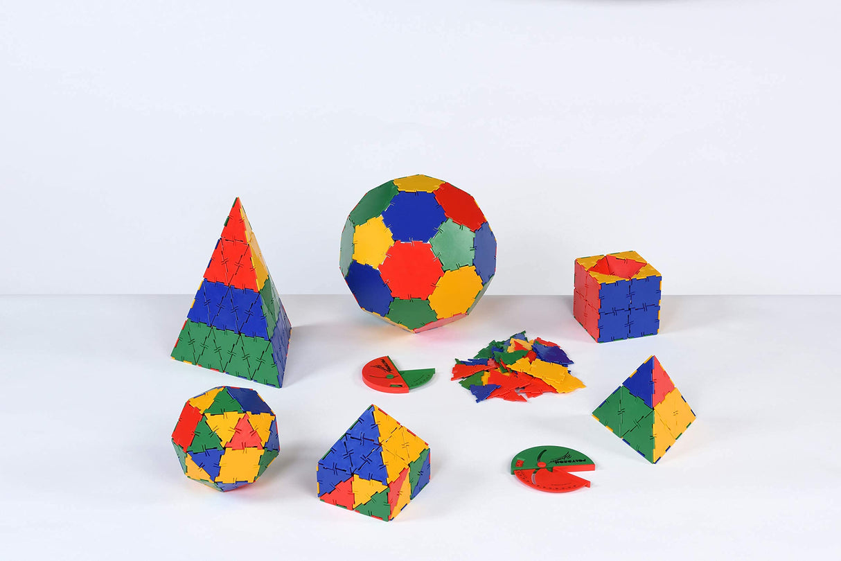 Polydron 10-3020 - Juego de geometría escolar (266 unidades)