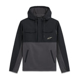 Alpinestars Juncture Hybrid Jacket Chaqueta, Negro/Gris Metalizado, Medium para Hombre