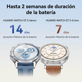 HUAWEI Watch GT 5 41mm Smartwatch, Silueta con Diseño Sofisticado, Nueva Experiencia Running y Ciclismo, Pago NFC, Seguimiento de Salud, 7 Días de Duración de la Batería, iOS & Android, Azul