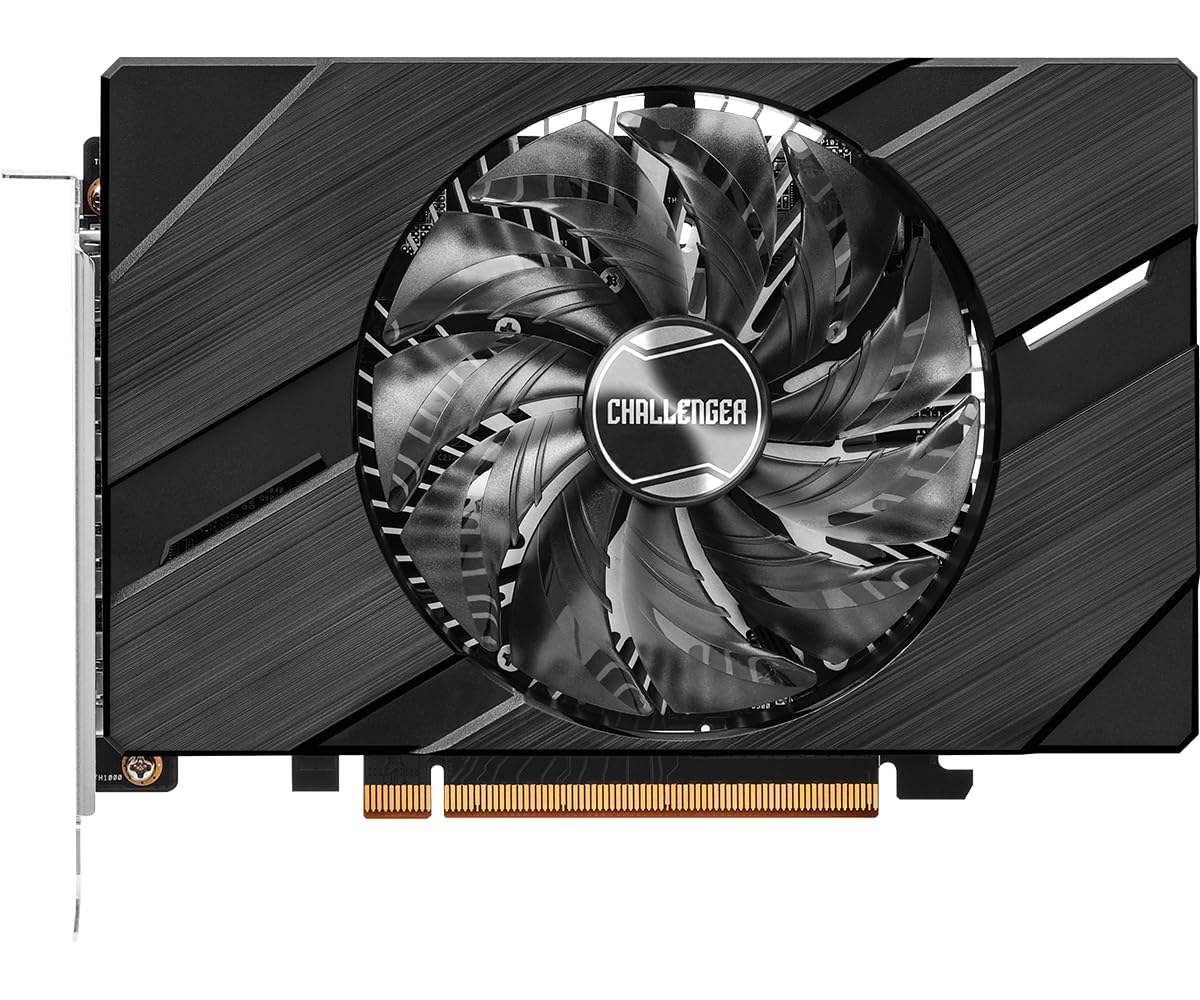 ASRock Intel ARC A380 Challenger ITX 6GB OC, 6GB DDR6, PCIe4, HDMI, 3 DP, Reloj de 2250 MHz, refrigeración de 0 dB, diseño Compacto