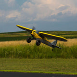 Hobbyzone Avión RC Carbon Cub S 2 1,3 m BNF Basic (transmisor, batería y Cargador no incluidos) con Caja Fuerte, HBZ32500, Amarillo
