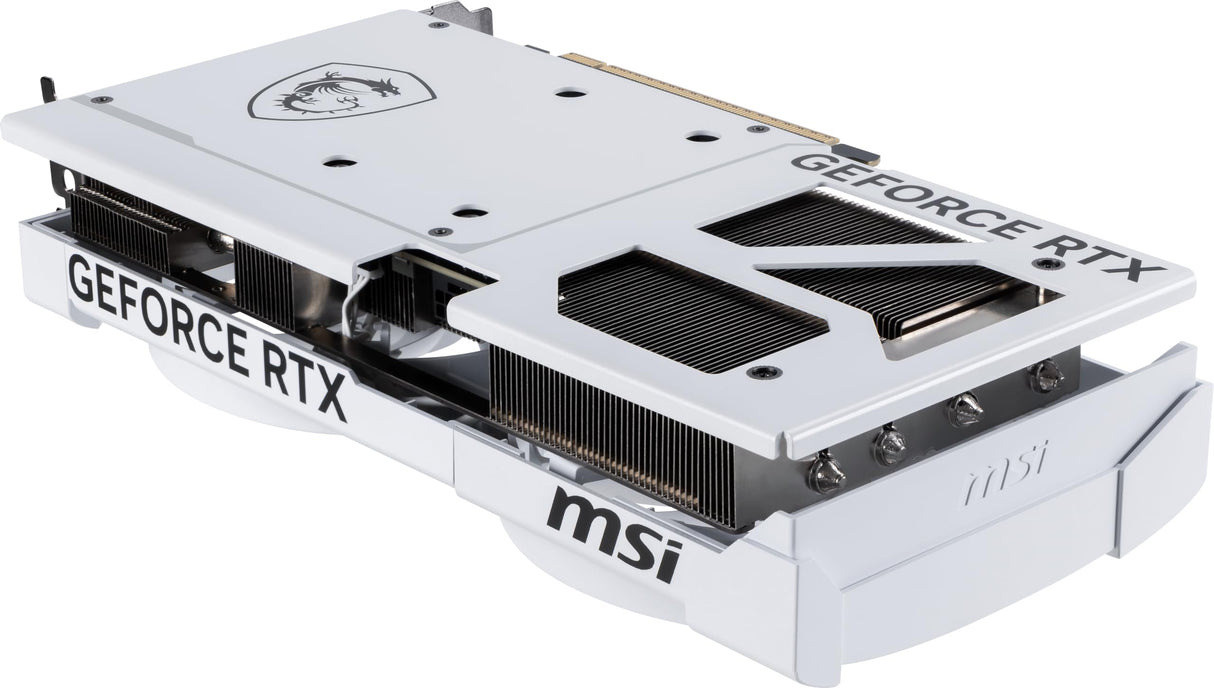 MSI Gaming RTX 5070 12G Ventus 2X OC White Tarjeta gráfica (12 GB GDDR7, 192 bits, Rendimiento Extremo: 2557 MHz, DisplayPort x3 2.1a, HDMI 2.1b, NVIDIA Blackwell Architecture)
