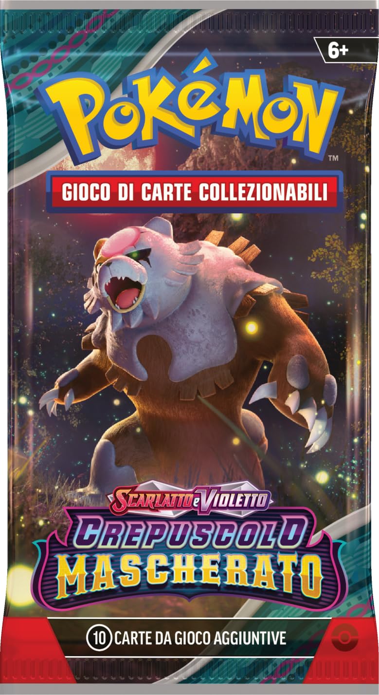 Pokémon- Expositor expansión Escarlata y Violeta-Crepúsculo Enmascarado del GCC (18 Sobres), edición en Italiano (189-60501)
