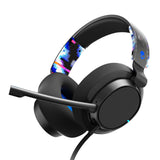 Skullcandy SLYR Pro Cascos Over-Ear Multiplataforma con Cable para Gaming, con Enhanced Sound Perception, Micrófono con IA, Compatibles con Xbox Playstation y PC - Azul