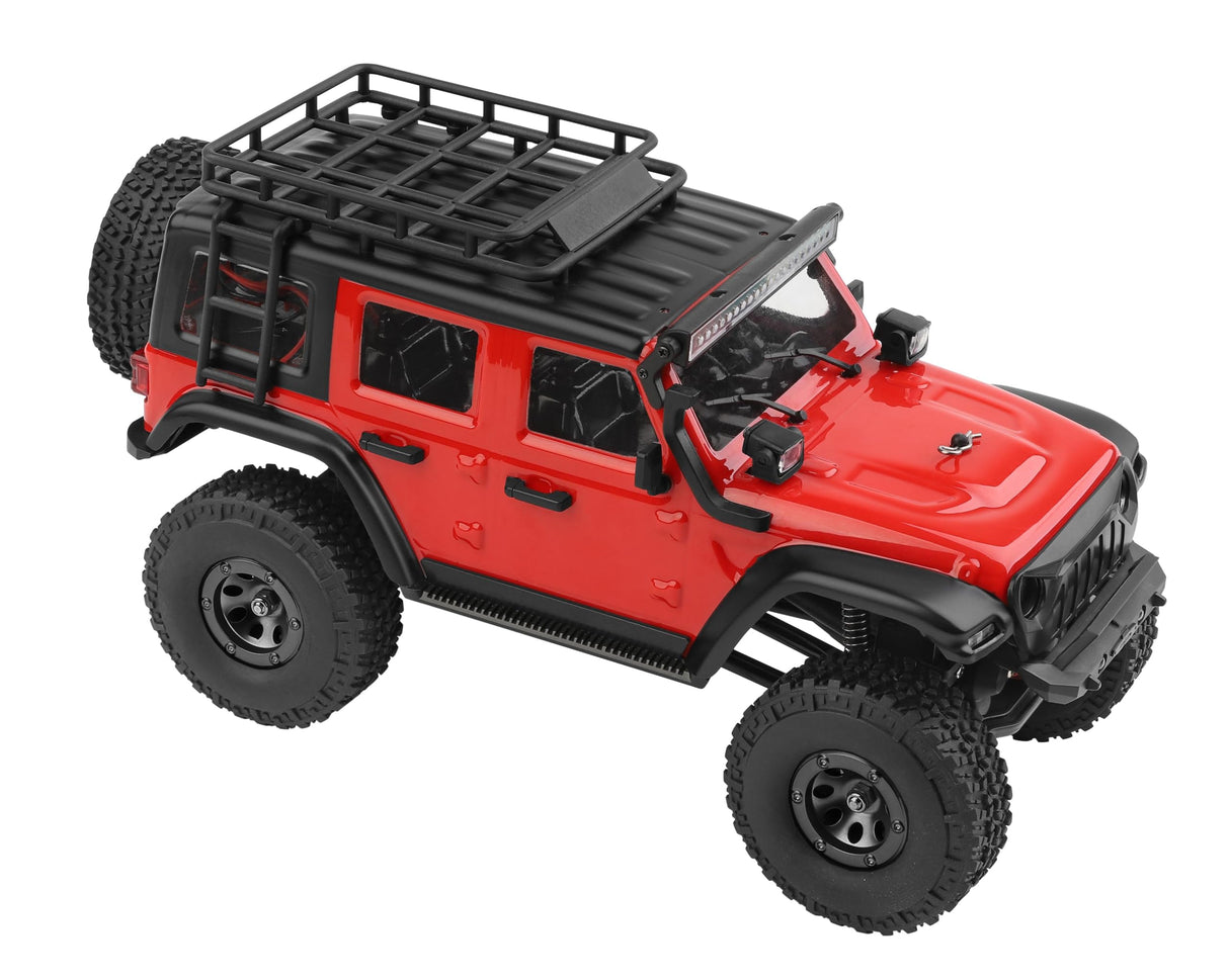 DF Models DF-4XS Crawler-1:24XL-RTR (Longitud x Ancho x Alto 220 x 100 x 130 mm, Peso 350 g, a Partir de 6 años, Coche de Vehículo, Camión de Juguetes) 3162 (Drive & Fly Models
