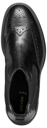 Geox U Henreys, Bota de Tobillo Hombre, Negro, 43.5 EU