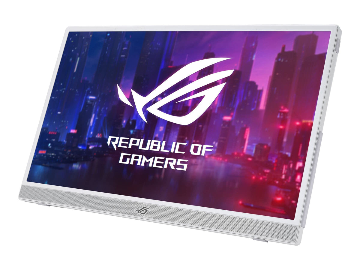 ASUS ROG Strix XG16AHP-W - Monitor de Gaming portátil de 15.6" (144 Hz FHD (1920 x 1080), IPS, NVIDIA G-Sync, sin Reflejos, USB Type-C, Micro HDMI, trípode ROG y Funda), White