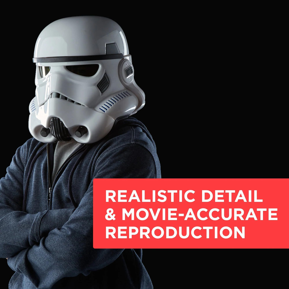 Star Wars The Black Series Rogue One Imperial Stormtrooper Voice Changing Electronic Headset B7907