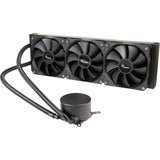inter tech AIO - Refrigeración por agua de 360 mm con bomba de doble cámara y placa conductora de calor de cobre.