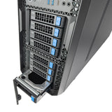 Silverstone WS380-E, Chasis de estación de Trabajo Profesional de Alta expandibilidad con 8 bandejas Intercambiables en Caliente y Soporte para radiador de 360 mm, SST-WS380-E