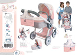 Carrito para Muñecas Decuevas Funny Plegable 3 en 1 41 x 62 x 70 cm