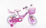 SCH Bici Pink Love Bicicleta niño, Rosa, 14" (35,5 cm)