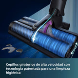 Philips Aspiradora sin Cable Wet & Dry Serie 7000, Aspira y Friega, Autolimpieza Automática, hasta 25 min de Autonomía y 180m2, 3 Modos de Limpieza, Gris Antracita/Champán (XW7110/01)