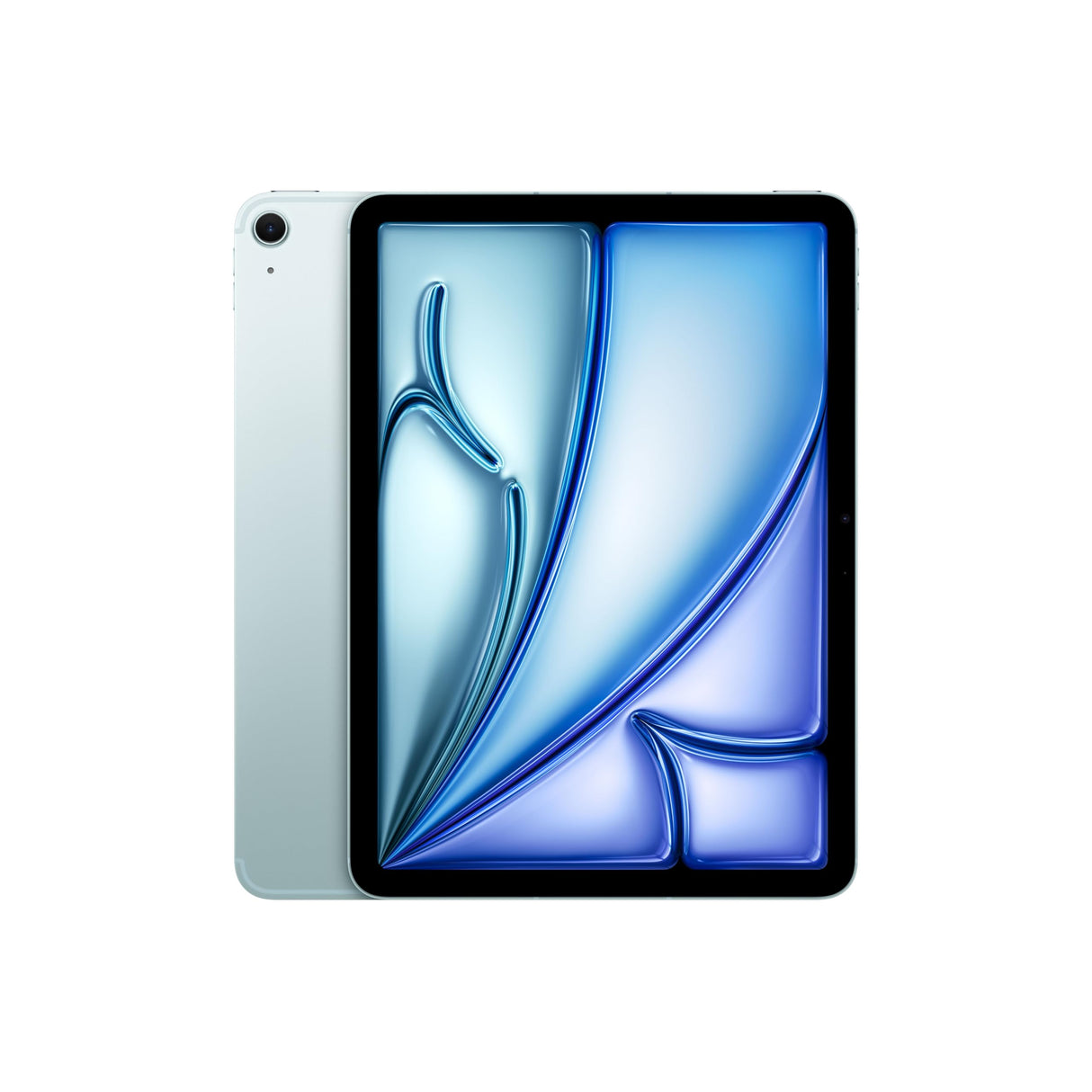 Apple iPad Air de 11 Pulgadas (M2): Pantalla Liquid Retina, 256 GB, cámara Frontal de 12 Mpx en Horizontal y Trasera de 12 Mpx, Wi-Fi 6E y 5G con eSIM, autonomía de Sol a Sol - Azul