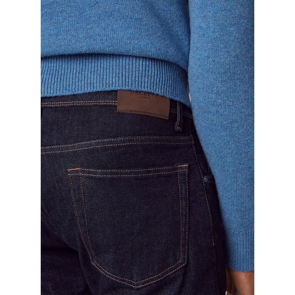 Hackett London Jeans de Mezclilla para Hombre, Azul (Denim Blue), 28W / 28L