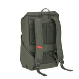 LÄSSIG Mochila con cambiador, enganche para cochecito y portabiberón/GRE Slender Up Backpack olive
