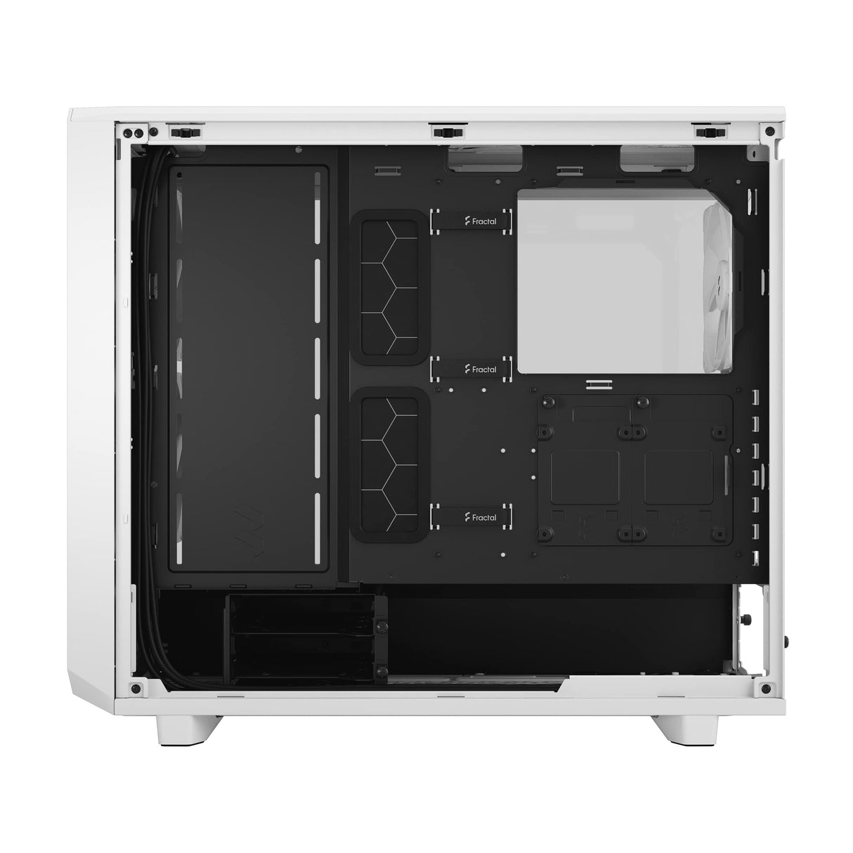 Fractal Design Meshify 2 Lite White Tempered Glass - ATX Mid Tower Computer Case