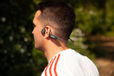 Imperial BluTC Active 2 - Auriculares con Sonido óseo (conducción ósea, Bluetooth 5.3, Memoria de 32 GB, 11 Horas de reproducción, Resistentes al Sudor), Color Negro
