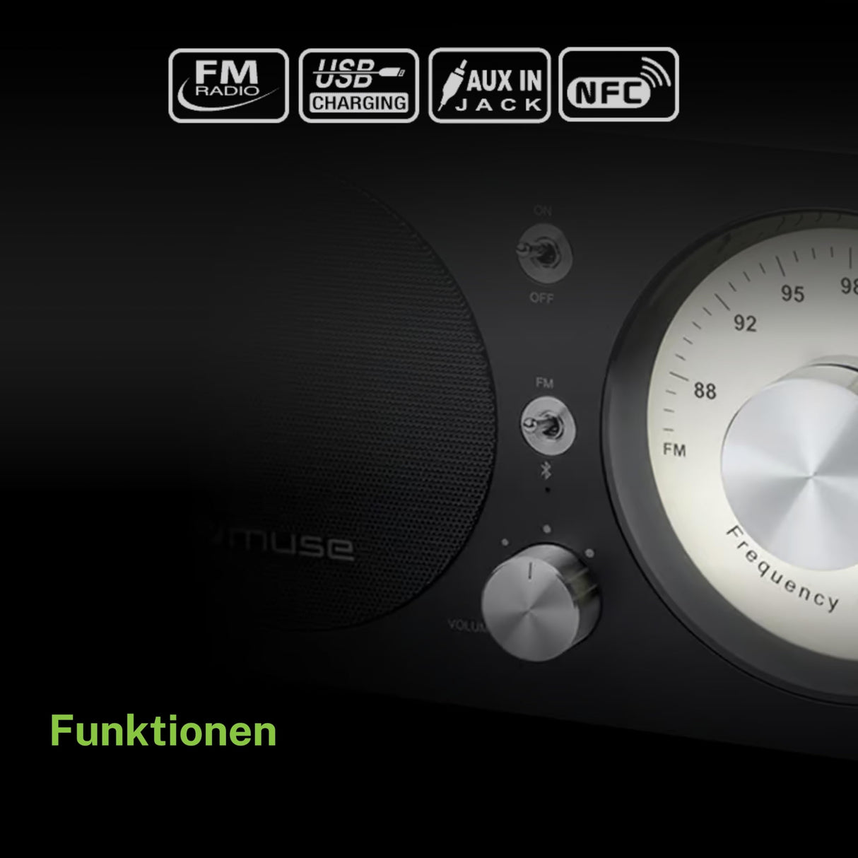 Muse M-095 BT - Radio