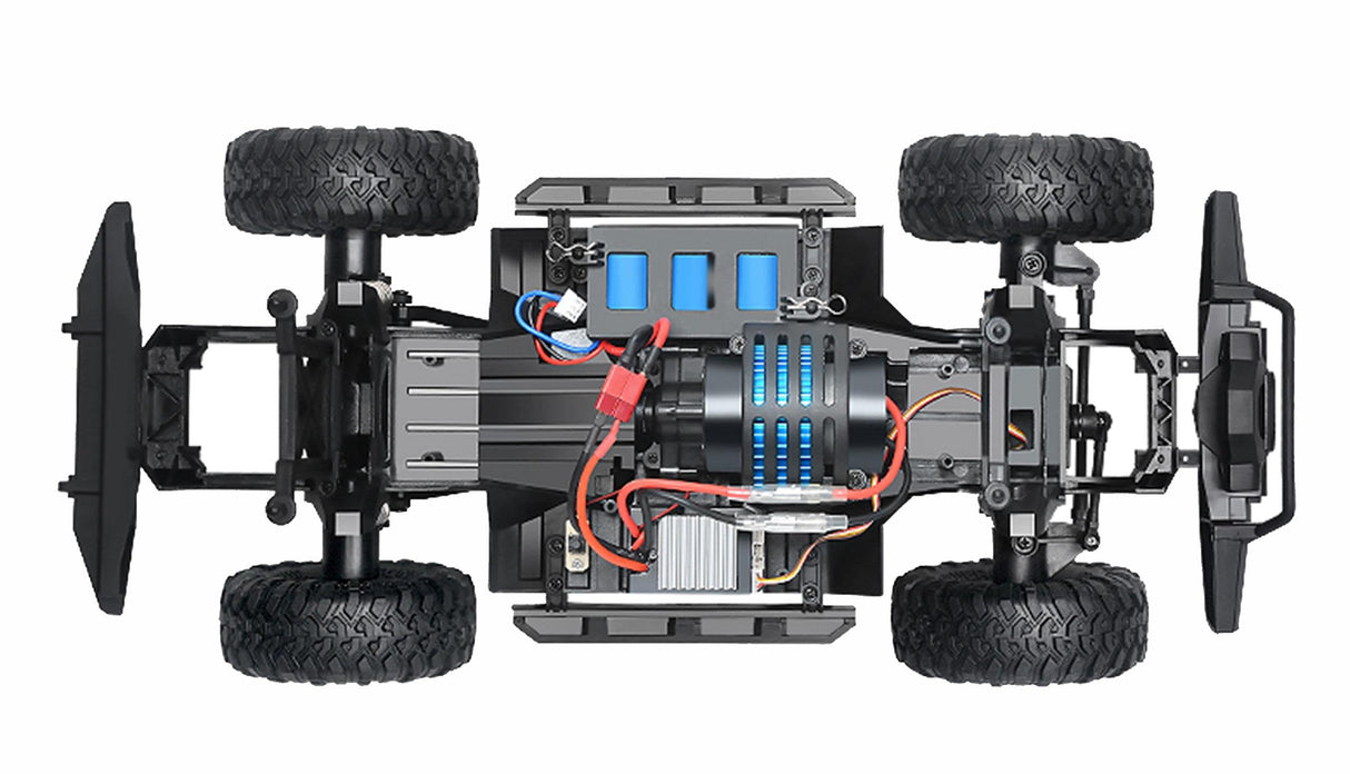 Amewi Dirt Climbing Pickup Crawler 4WD 1:10 RTR Negro RC Control Remoto