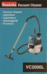 Aspirateur MAKITA 20 L 1000 W 210 mbar - VC2000L