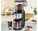 ROMMELSBACHER Molinillo de café EKM 500, mecanismo cónico, báscula de precisión, soporte para filtro, grado de molienda en 39 niveles, 5 teclas de función para uso individual y flexible