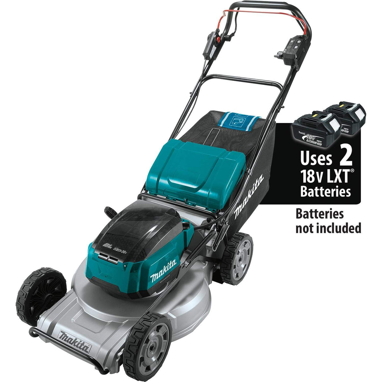MAKITA DLM533Z - Cortacésped 18Vx2 LXT 53cm Carcasa de Aluminio, tracción