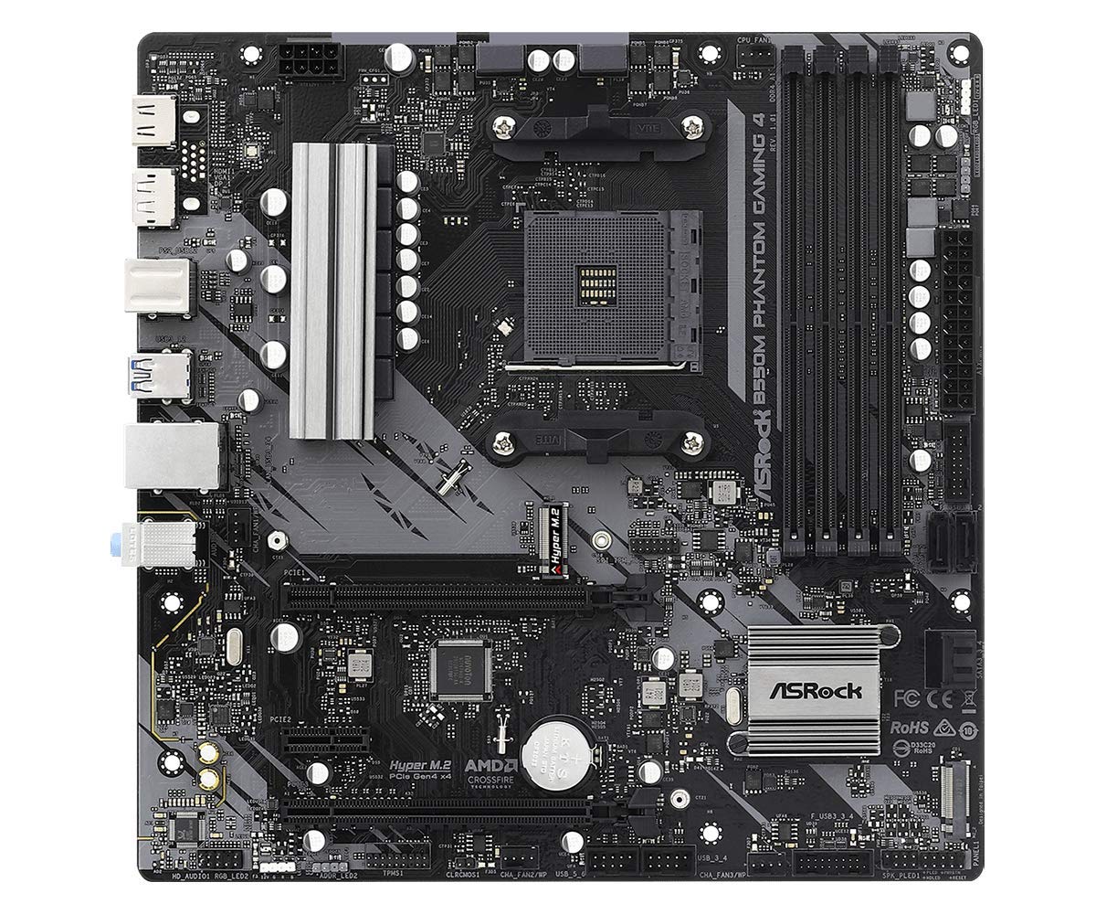 ASROCK B550M Phantom Gaming 4 AM4 DDR4 MATX Retail