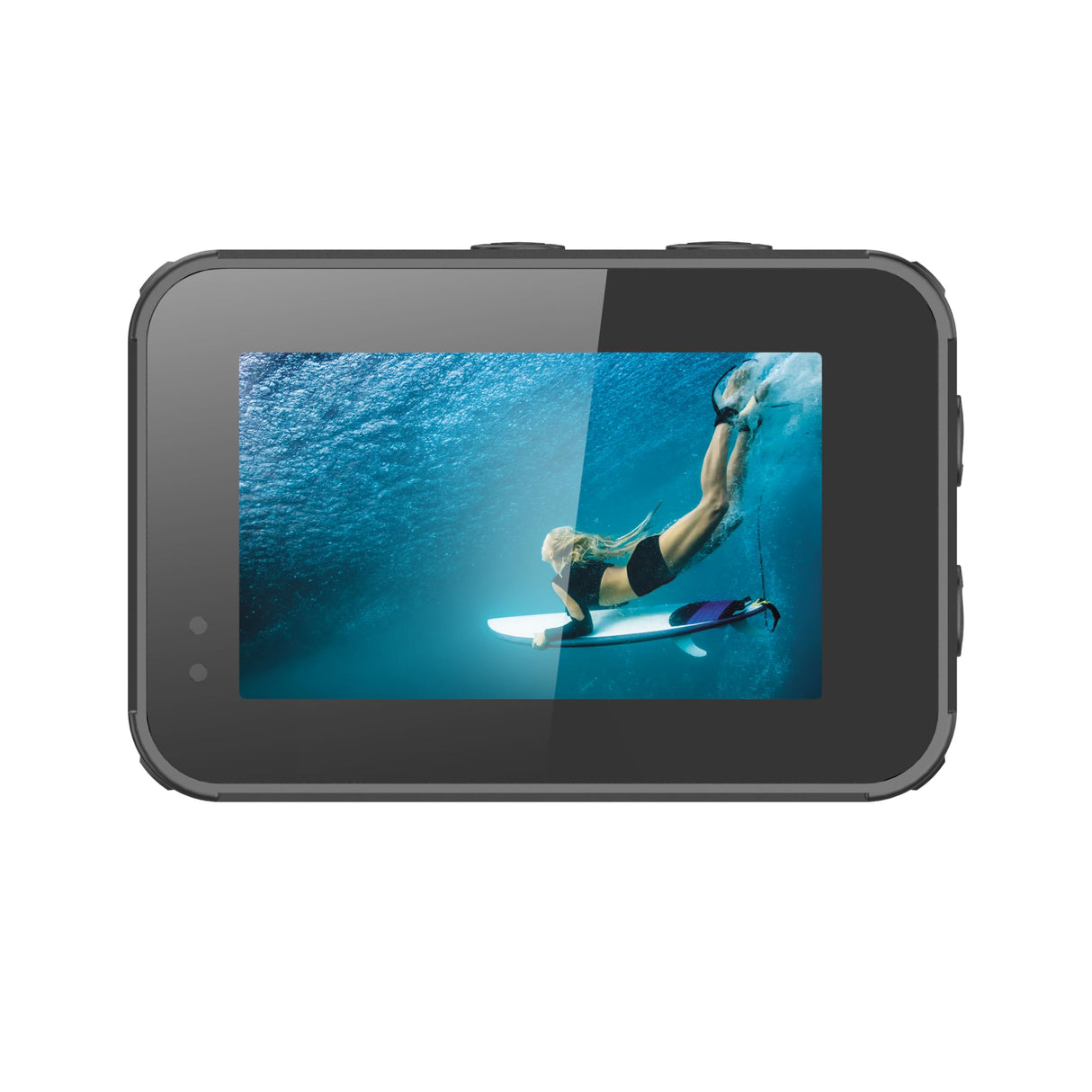 AGFA Photo AC9500 Cámara Deportiva Impermeable - Vídeos 4K a 30 FPS, Fotos de 16 MP, Doble Pantalla, Gran Angular de 170°, estabilización antivibraciones, WiFi - Negro