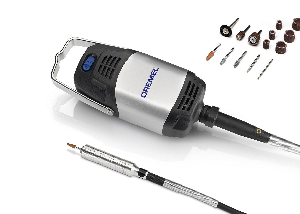 Dremel 9100 Fortiflex Heavy Duty Flexible Shaft - Multiherramienta especializada con motor de 300W, eje flexible y pedal