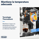 De'Longhi Dedica - Cafetera de Bomba de Acero Inoxidable para Café Molido o Monodosis, Cafetera para Espresso y Cappuccino, Depósito de 1.3 Litros, Sistema Anti-goteo, EC685.BK, Negro