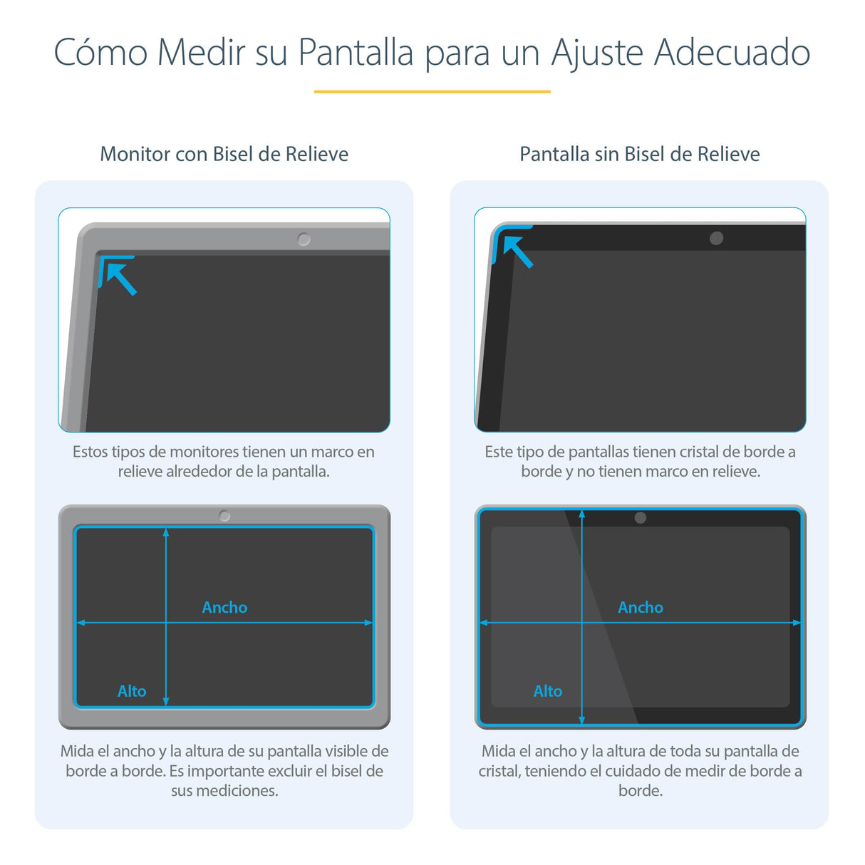 StarTech.com StarTech.com Filtro de Privacidad Dorado para Monitores de 24in 16:10 - Reversible con Privacidad Mejorada - +/- 30°