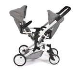 Bayer Chic 2000 - Cochecito para muñecas Linus Duo para niños de 4 a 8 años, Color Gris Vaquero, 690-76