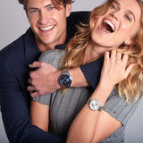 Tommy Hilfiger Reloj Analógico de Cuarzo Multifunción para Hombre con Correa de Acero Inoxidable Plateada - 1791968