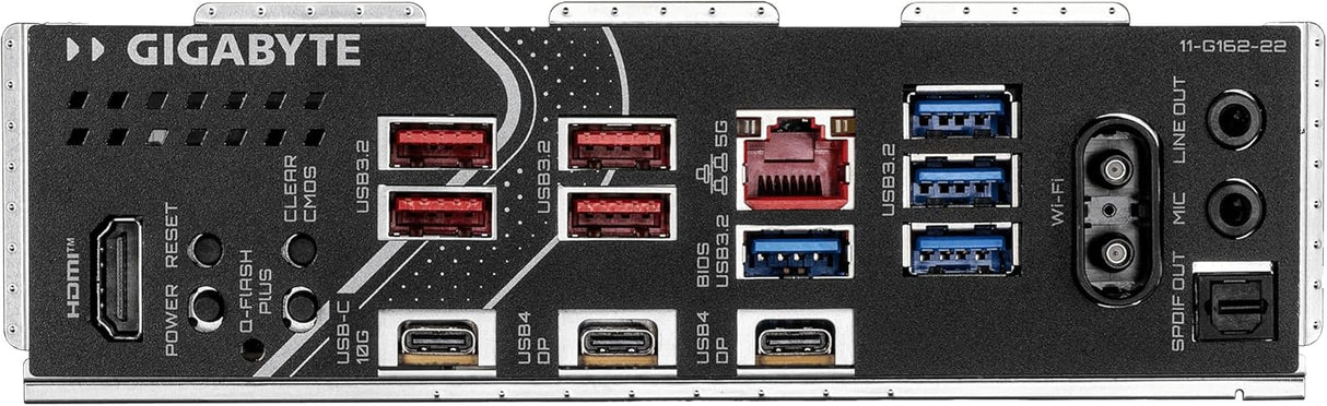 GIGABYTE X870E Eagle X3D WIFI7 Motherboard - Supports AMD Ryzen 9000 CPUs, 14+2+2 Phase Digital VRM, Up to 9000Hz DDR5 (OC), 1× PCIe 5.0 + 3× PCIe 4.0, Wi-Fi 7, LAN 5GbE, USB 4