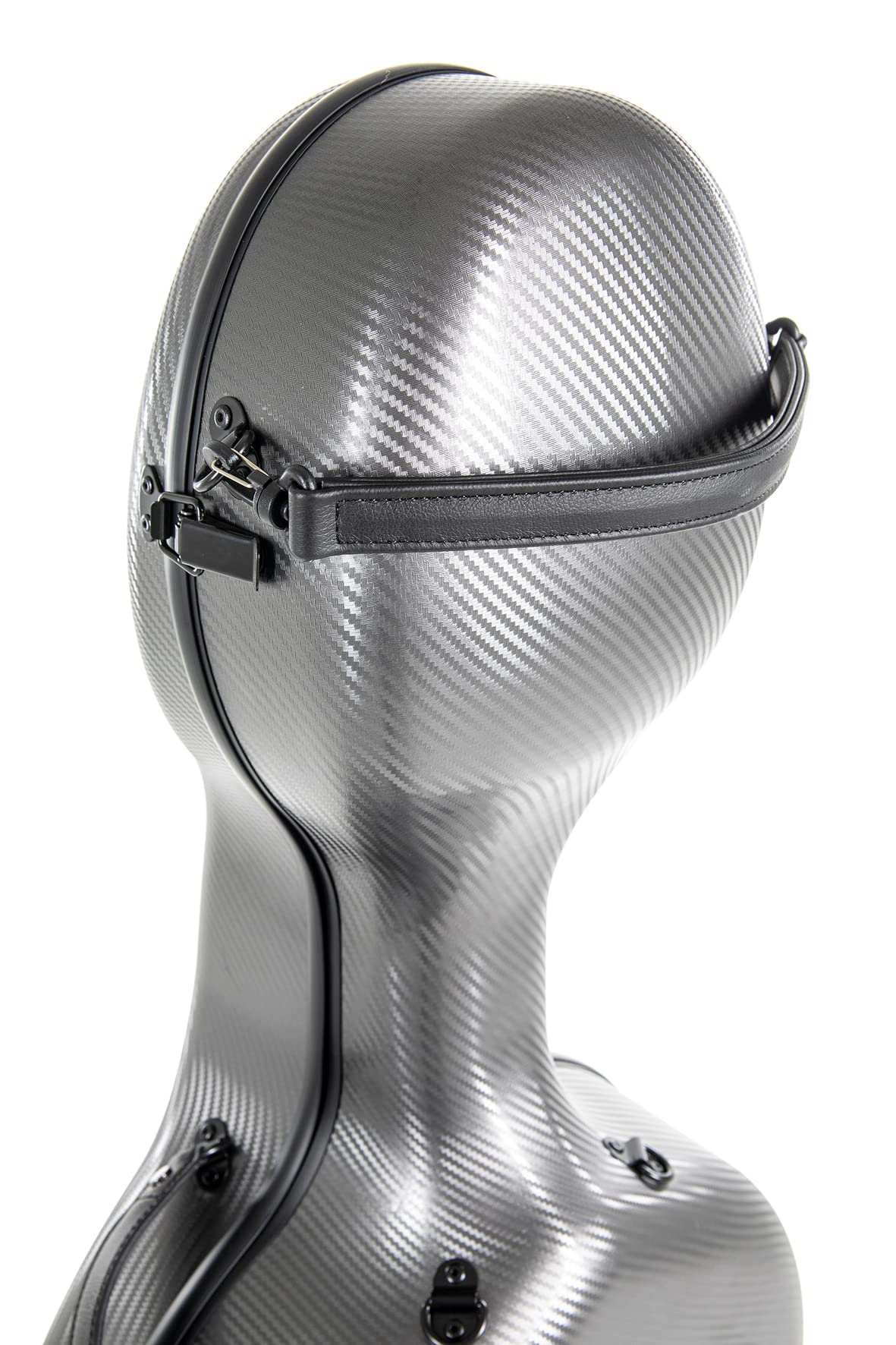 Gewa PS353126 Estuche Cello Policarbonato 4.6, 4/4 Gris Rolly