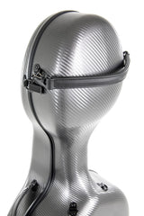 Gewa PS353126 Estuche Cello Policarbonato 4.6, 4/4 Gris Rolly