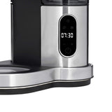 WMF Lumero Cafetera de filtro con jarra de cristal, café de filtro, 10 tazas, función temporizador, placa calentadora, cafetera con depósito de agua extraíble, apagado automático, 1000 W