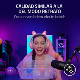 Razer Kiyo Pro Ultra - Cámara Web 4K para creación de contenidos y Streaming (Ultra High Dynamic Range-UHDR, UltraHD 4K 30 FPS/1080P 60 FPS, autoenfoque con IA, Sensor de luz de 2,9 μm) Negro