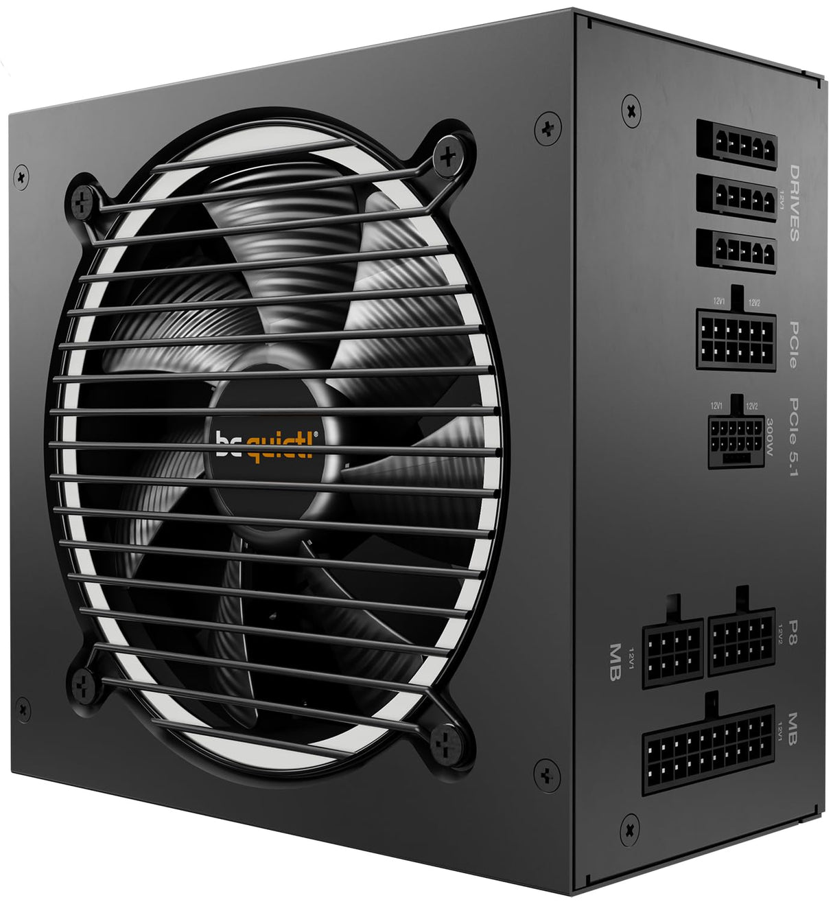 be quiet! Pure Power 12 M 550W, Compatible ATX 3.1 y PCIe 5.1, 80 Plus Gold, Fuente de alimentación Modular, Cable 12V-2x6 Incluido, Ventilador be quiet! de 120 mm, BN341