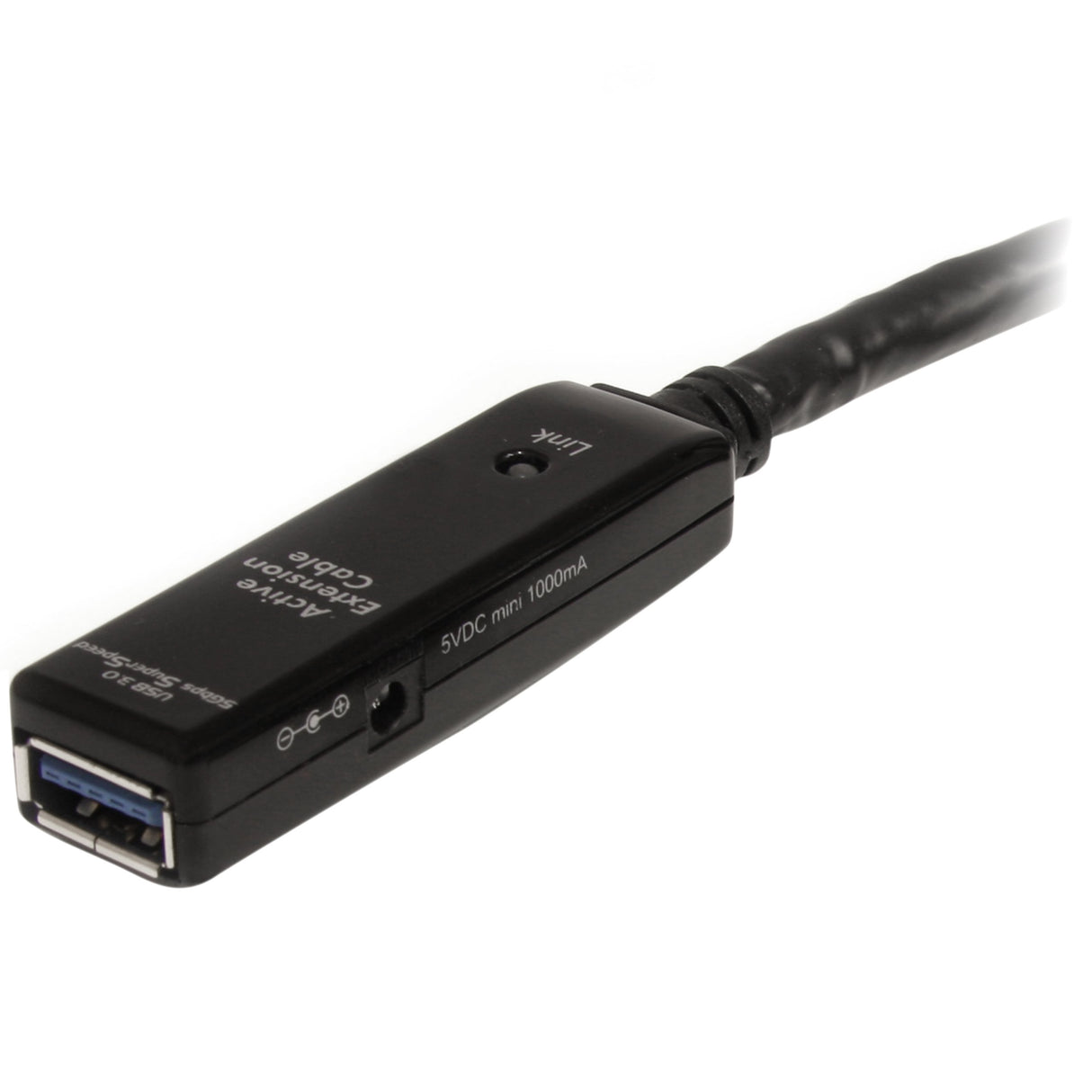 StarTech USB3AAEXT5M - Cable alargador USB 3.0 SuperSpeed Activo, 5 m, Negro