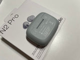 Sudio N2 Pro - Auriculares intraurales Bluetooth con ANC, conexión multipunto, IPX4 Resistente, Carga USB-C e inalámbrica, micrófono, Tiempo de reproducción de 30 Horas con Funda de Carga (Blanco)