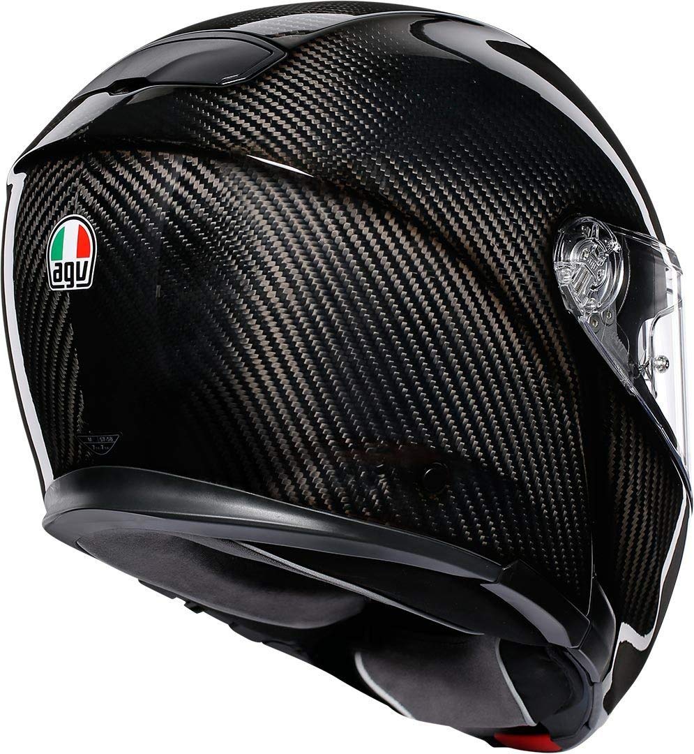 AGV Sportmodular Casco para Moto, Hombre, Glossy Carbon, 2XL
